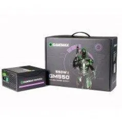 Fonte Gamer ATX Gamemax GM550 550W 80 Plus Bronze Preto | R$ 337