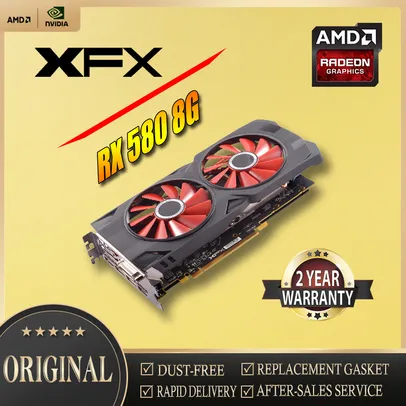 XFX AMD Radeon RX580 8G 256bit GDDR5 8PIN 