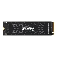 SSD 1 TB Kingston Fury Renegade, M.2 2280 PCIe, NVMe, Leitura: 7300MB/s e Gravação: 6000MB/s, Preto - SFYRS/1000G