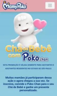 [SP] Chá de bebê com Pokochan