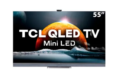 (APP) Smart TV QLED 55 4K TCL Google TV 55C825 UHD, Dolby Vision, Soundbar ONKYO