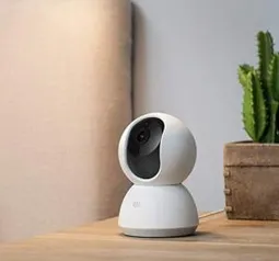 Câmera Xiaomi Mijia Wifi 360 1080P, Funciona com Alexa R$ 187