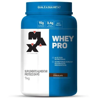 WHEY PRO MAX TITANIUM CHOCOLATE 1 KG