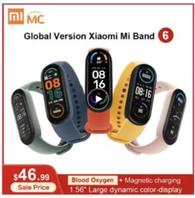 Smartband Xiaomi Mi Band 6 | R$283