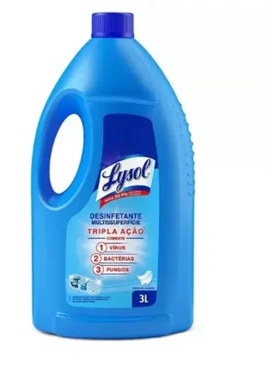 Desinfetante Líquido Lysol Líquido Pureza Do Algodão 3L