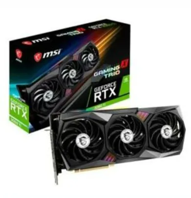 Placa de Vídeo MSI GeForce RTX 3060 TI GAMING X TRIO