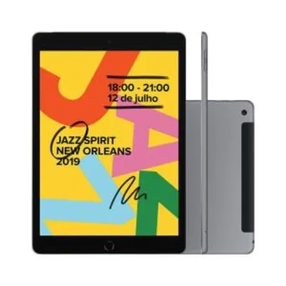 iPad 7 Apple 4G 32GB iPadOS A10 Fusion Tela 10.2 Pol. | R$ 2.999