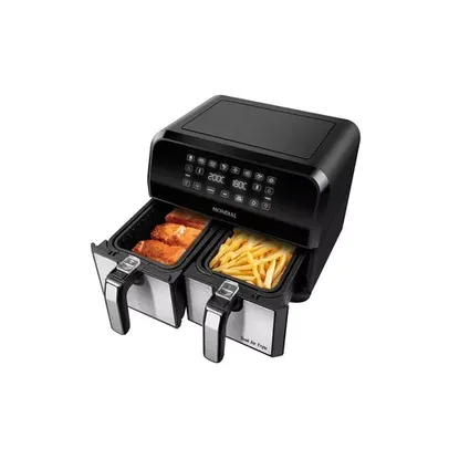 [AME R$741] Fritadeira Air Fryer Dual Duplo Cesto 8L Mondial 127V AFD-01-BI