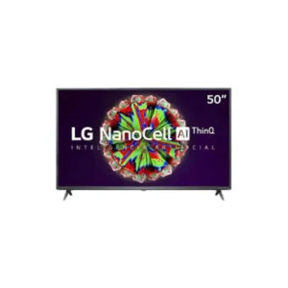 Smart TV LG 50" 4K NanoCell 50NANO79SND - WiFi Bluetooth HDR | R$ 2352