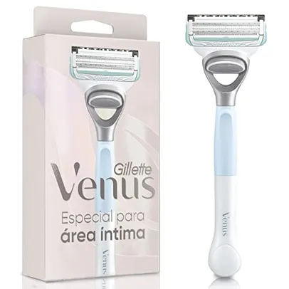 Gillette Venus Especial Para Área Íntima Aparelho de Depilação Recarregável com Barra Anti-irritação