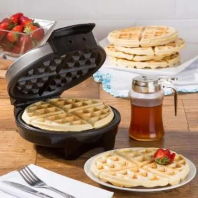 Waffle Inox Fun Kitchen com 2 anos de Garantia - R$63