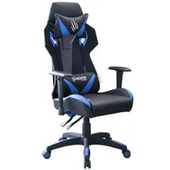 Cadeira Gamer Giratória Trevalla TL-CDG-02-7PR Predator Preta/Azul