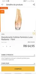 Luna Radiante 75ml R$ 65