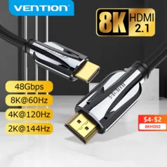 Cabo HDMI 2.1 8K Vention 1.5m