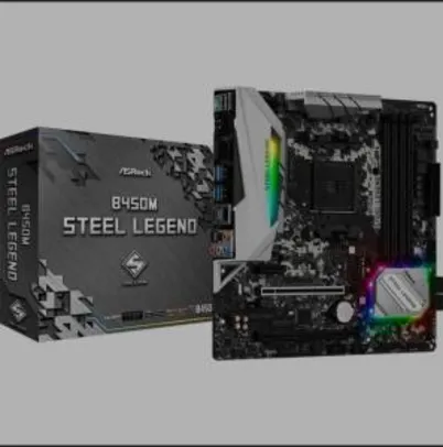 Placa Mãe ASRock B450M Steel Legend, Chipset B450, AMD AM4 | R$ 689
