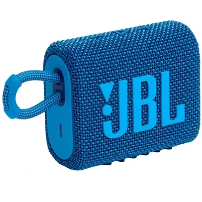 Caixa de Som Portátil JBL GO3 Eco À prova d’água - Azul