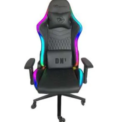 Cadeira Gamer DN1 RGB Preto Rodas de Silicone - DRAXEN | R$971