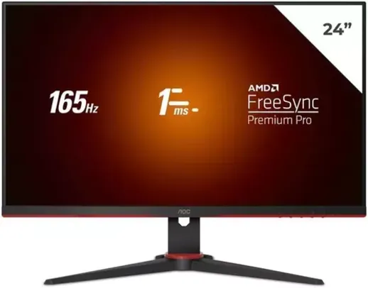 Monitor Gamer AOC VIPER 24 165Hz 1ms VA 24G2SE