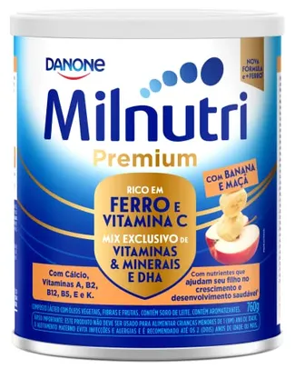 Composto Lácteo Milnutri Vitamina de Frutas Danone Nutricia 760g