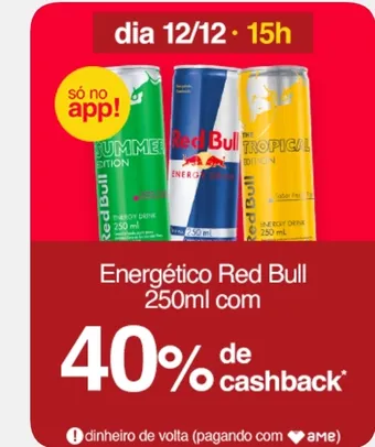 (AME R$4,49 / SC AME R$3,59) Red Bull