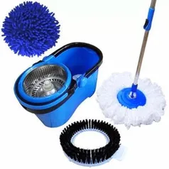 [AME R$89] Perfect Mop Pro 360º Cesto Inox | R$99