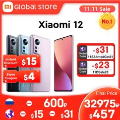 Smartphone  Xiaomi 12  versão global 8GB/128GB 