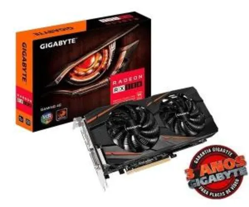 RX 580 WINDFORCE 4gb (3 anos de garantia) APENAS 27 unidades