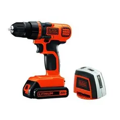 Parafusadeira/furadeira 20v Com Nivel A Laser Ld120l Black+decker R$290