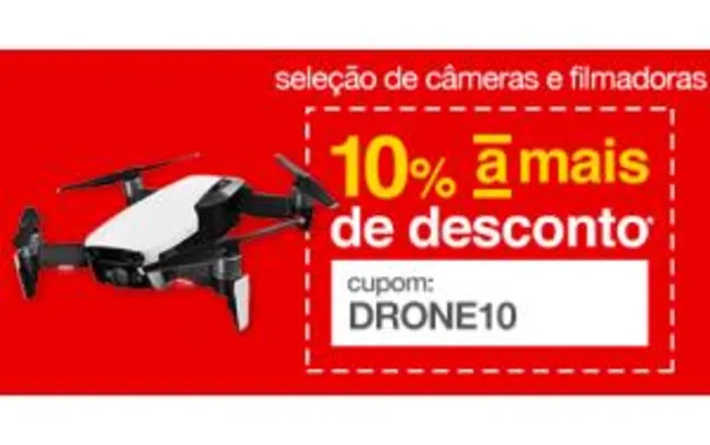 [Cupom] 10% a mais de desconto em seleção de drones