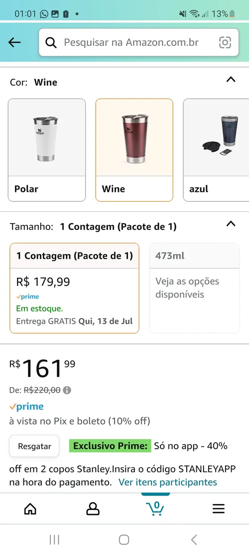 Imagen na descrição da promoção