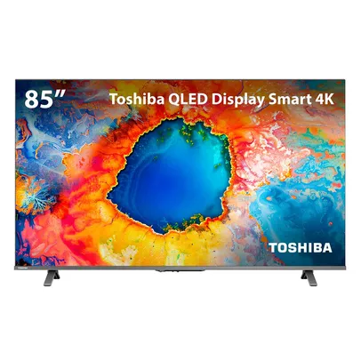 Smart TV Toshiba 85” 85C450NS 4K UHD QLED TB038M