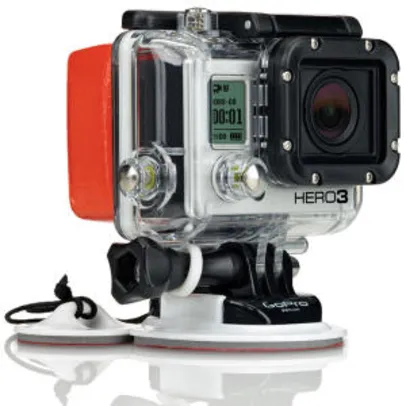 Flutuador p/ Câmera GoPro - Laranja e Preto R$64