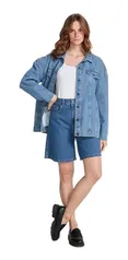 Jaqueta Jeans Feminina Oversized Hering