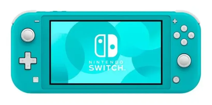 [Cartão M. Pago] Nintendo Switch Lite Turquesa 32gb