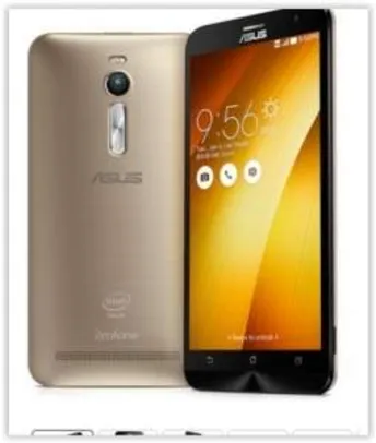 [Kabum] Smartphone Asus Zenfone 2 ZE551Ml - 6G706WW c/ Intel Z3560 1.8Ghz, Android 5.0, Tela 5.5´, 16Gb, Camera 13MP, 4G, Desbloqueado - Dourado    