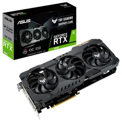 Placa de Vídeo ASUS TUF RTX 3060 O12G V2 Gaming LHR