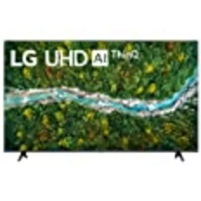 2021 Smart TV LG 60" 4K UHD 60UP7750 WiFi Bluetooth HDR Inteligência Artificial ThinQAI Smart Magic 