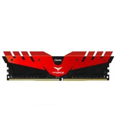 MEMORIA TEAM GROUP T-FORCE DARK 4GB (1X4) 2400MHZ DDR4 VERMELHO por R$ 198