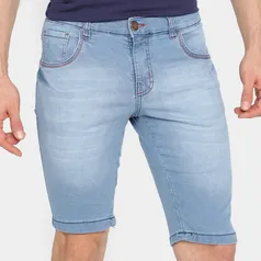 Bermuda Jeans Grifle Estonada Masculina e outros modelos