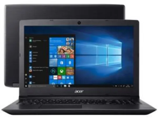 [Clube Da Lu] Notebook Acer Aspire A315-53-333H Core I3 4GB 1TB 15,6" W10 | R$1.538