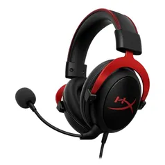 Headset Gamer Hyperx Cloud II, Kingston, KHX-HSPC-RD, Preto e Vermelho