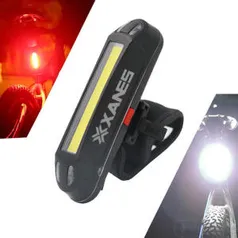 Luz Led Recarregável USB para Bicicleta Luz Frontal e Traseira - R$24