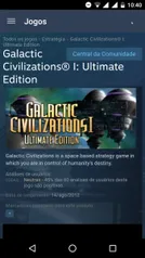 Galatic Civilizations 1 Ultimate Edition por R$ 4