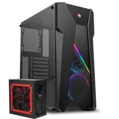 Kit Upgrade Basic, Fonte Tomahawk 500W, Gabinete Kronen RGB | R$ 330