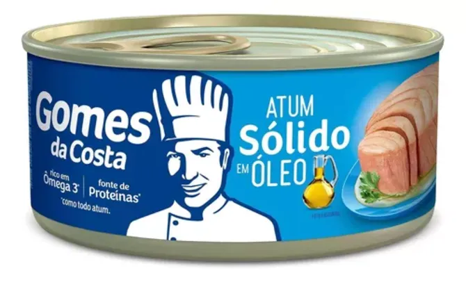 Atum Sólido Em Óleo Comestível 170g Gomes Da Costa