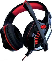 Fone de Ouvido Headset Gamer Slim Pro com Microfone PC XOne PS4 KNUP - KP-491 | R$94