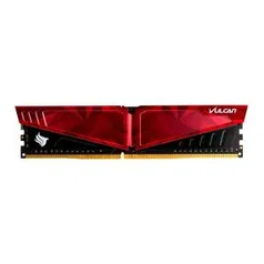 MEMORIA TEAM GROUP T-FORCE VULCAN PICHAU 16GB (1X16) DDR4 3600MHZ VERMELHA