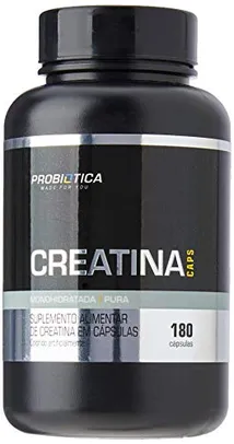 Creatina Caps, 180 Cápsulas, Probiótica