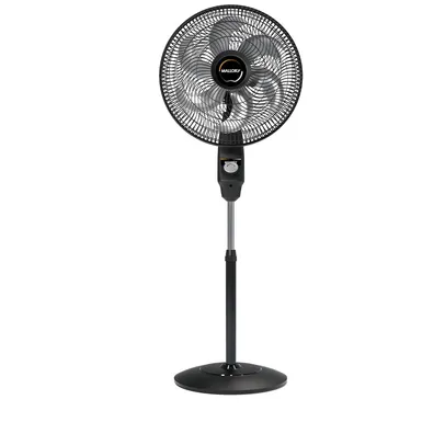 Ventilador Mallory Coluna Éolo, 40cm, 126W, 6 Pás, 3 Velocidades, 127V, Preto E Grafite - B9440170