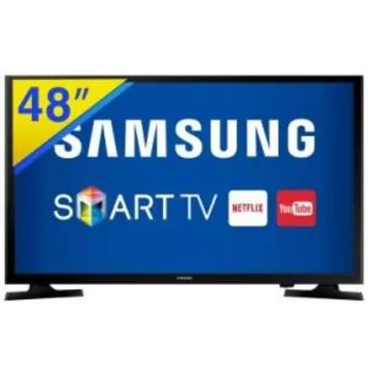 [Ricardo Eletro] Smart TV LED 48" Samsung Full HD com WiFi e Conversor Digital Integrado por R$2000